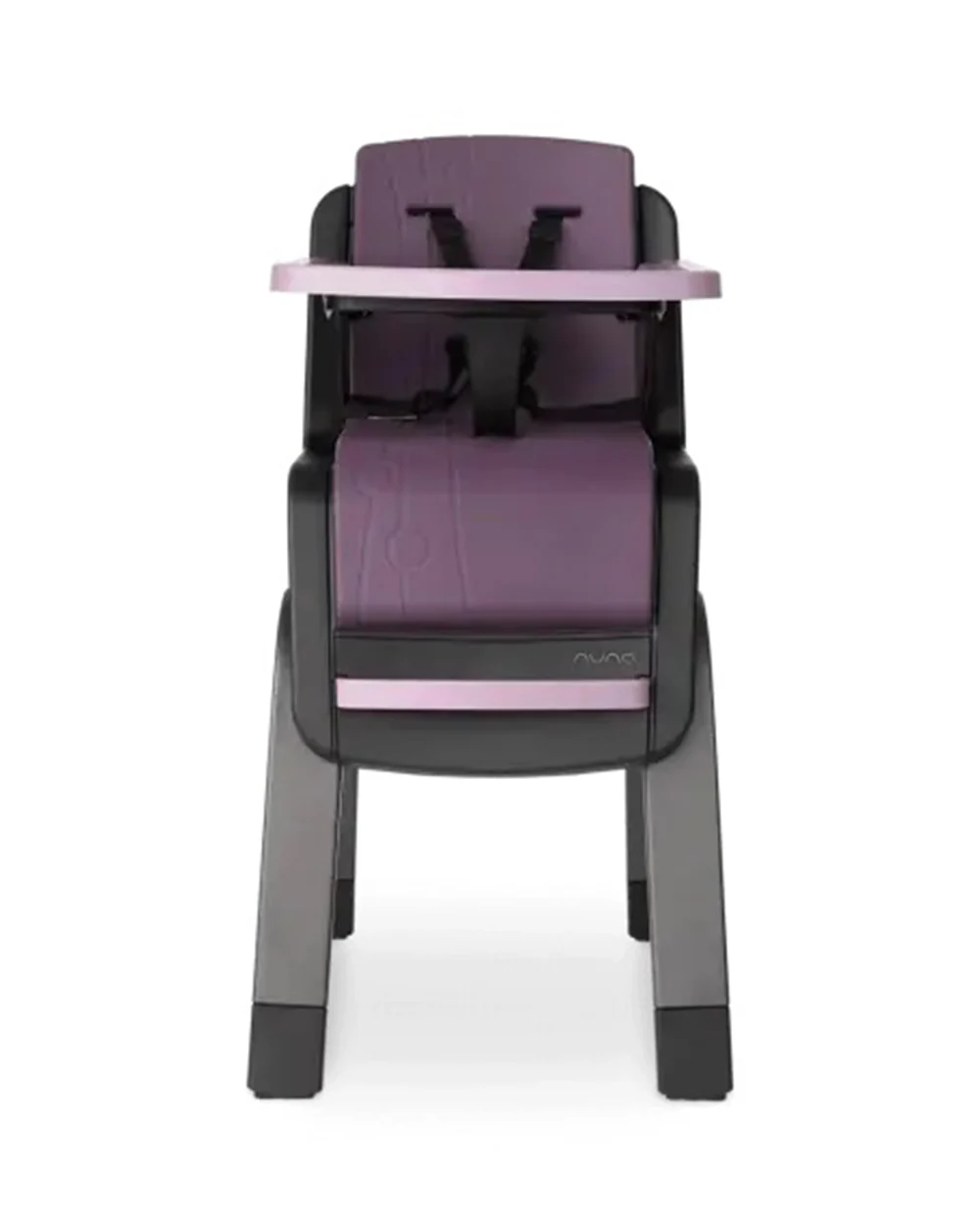Nuna Zaaz Baby High Chair-Air Foam Cushion-Height Adjustable-Easily Removable Tray, Arm Bar & Footrest-For 0M+ (Upto 100Kg)-Black Plum - Image 5