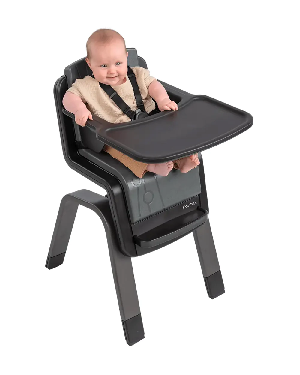 Nuna Zaaz Baby High Chair-Air Foam Cushion-Height Adjustable-Easily Removable Tray, Arm Bar & Footrest-For 6M+ (Upto 100Kg)-Oak - Image 11