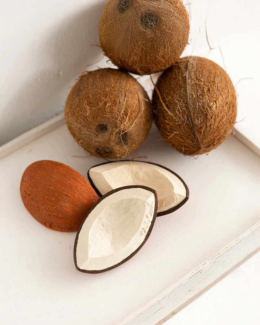Oli & Carol Coco The Coconut-Natural Rubber Teether-Soft & Flexible-0M+ - Image 4