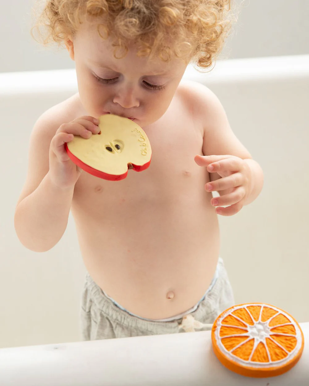 Oli & Carol Pepita The Apple-Natural Rubber Teether-Soft & Flexible-0M+ - Image 5