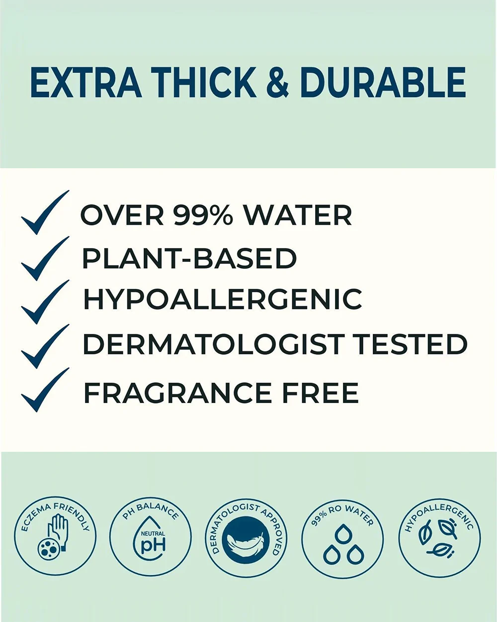 O'mumsie 99% Water Thickest Baby Wet Wipes-With Oats & Aloe-Pack of 2 - Image 7