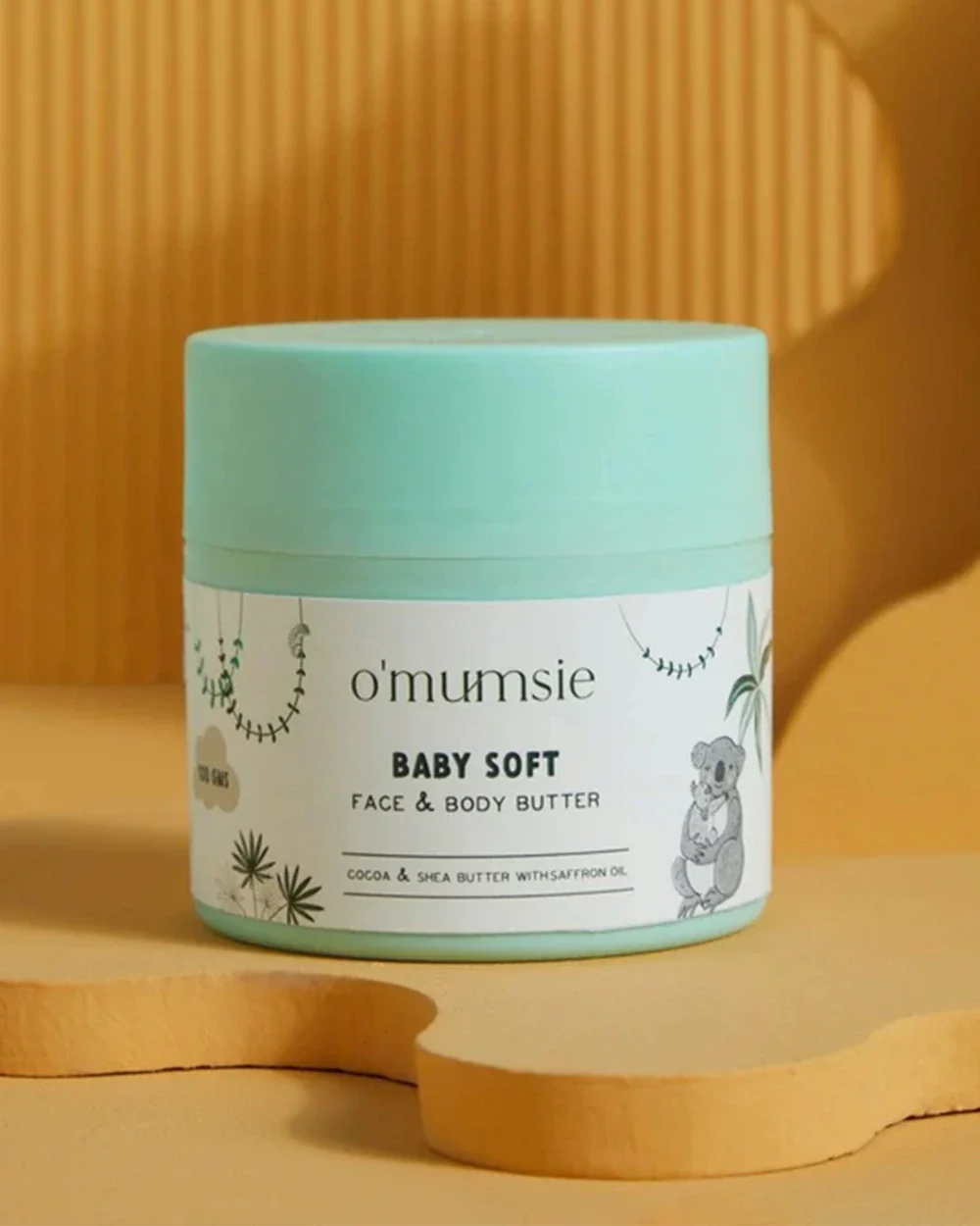 O'mumsie Face & Body Butter Baby Cream-With Shea Butter & Jojoba Oil - Image 8