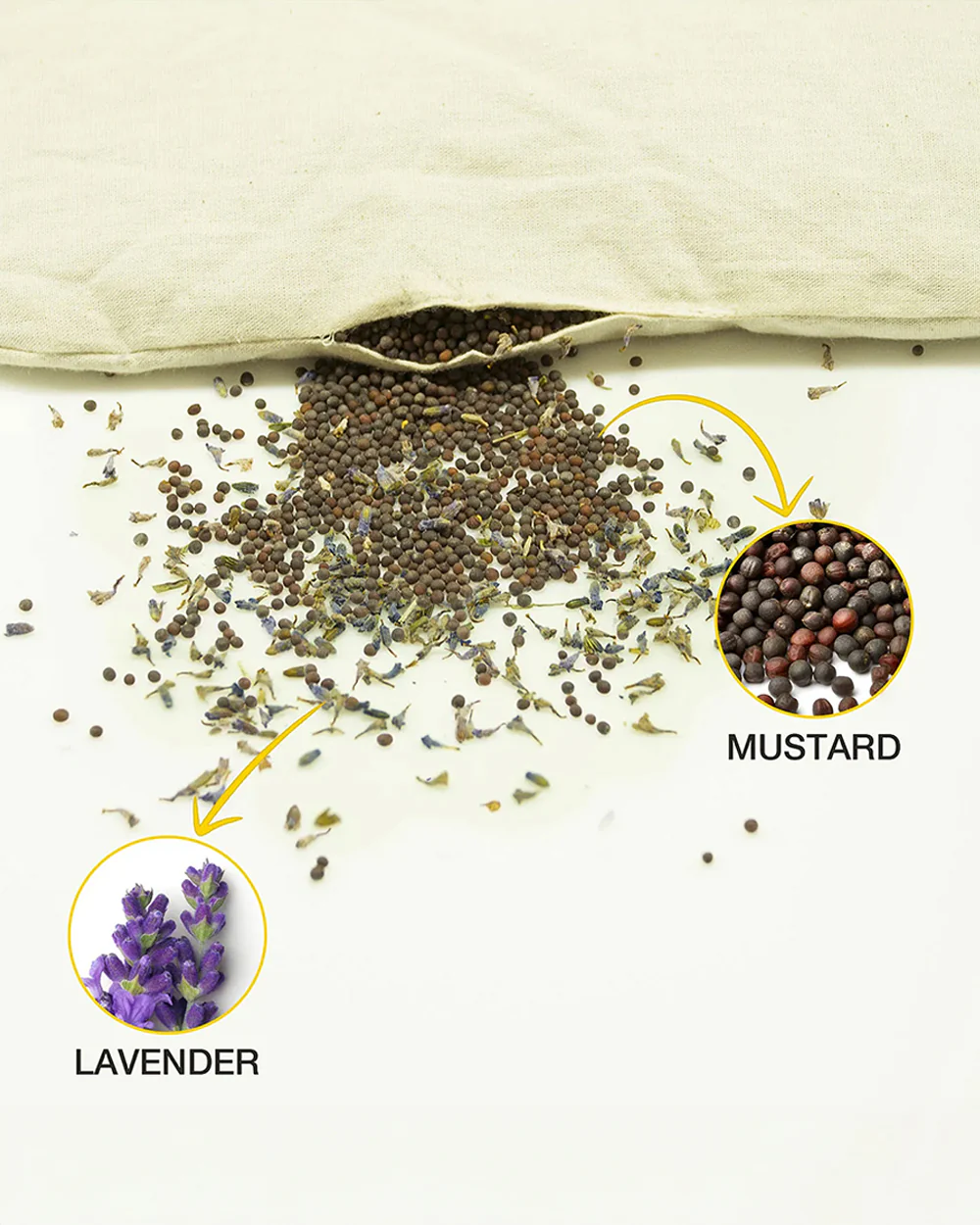 Omved Therapies Baby Mustard Pillow with Lavender-Supports Head Shaping-Removable & washable-Grey-For Infants - Image 28