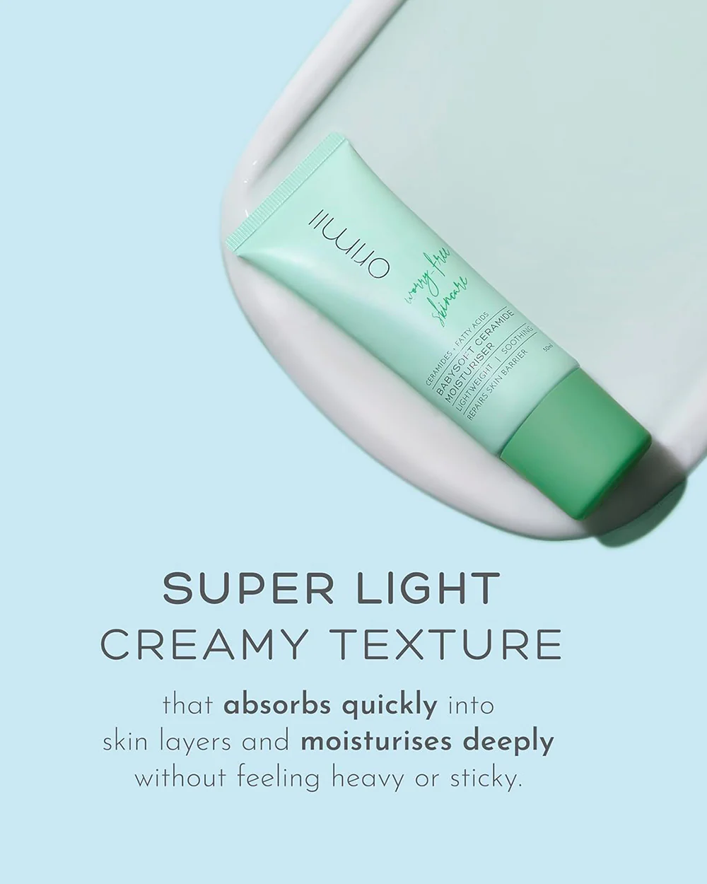 Orimii Ceramide Moisturiser-Hydration & Repair-Light & Non-Sticky-Pregnancy & Breastfeeding Safe - Image 4