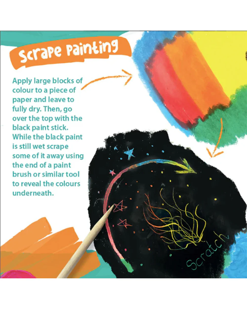 Paint Pop Classic Quick Dry Paint Sticks-Pack of 12-Non-Toxic & Mess Free-Art & Craft Kit-18M+ - Image 25