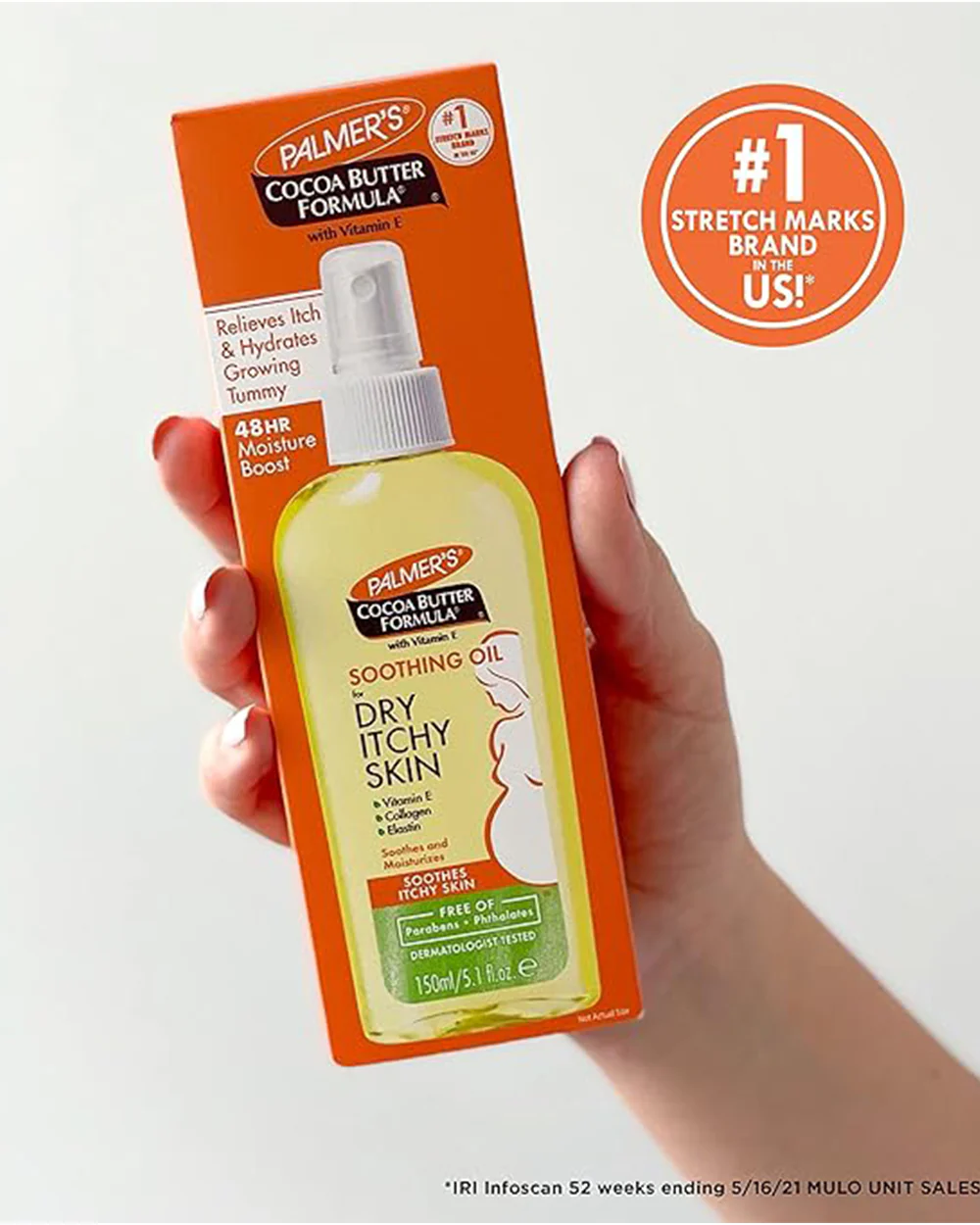 Palmer's Soothing Oil-For Dry & Itchy Skin-Cocoa Butter Formula-Pregnancy Safe - Image 2