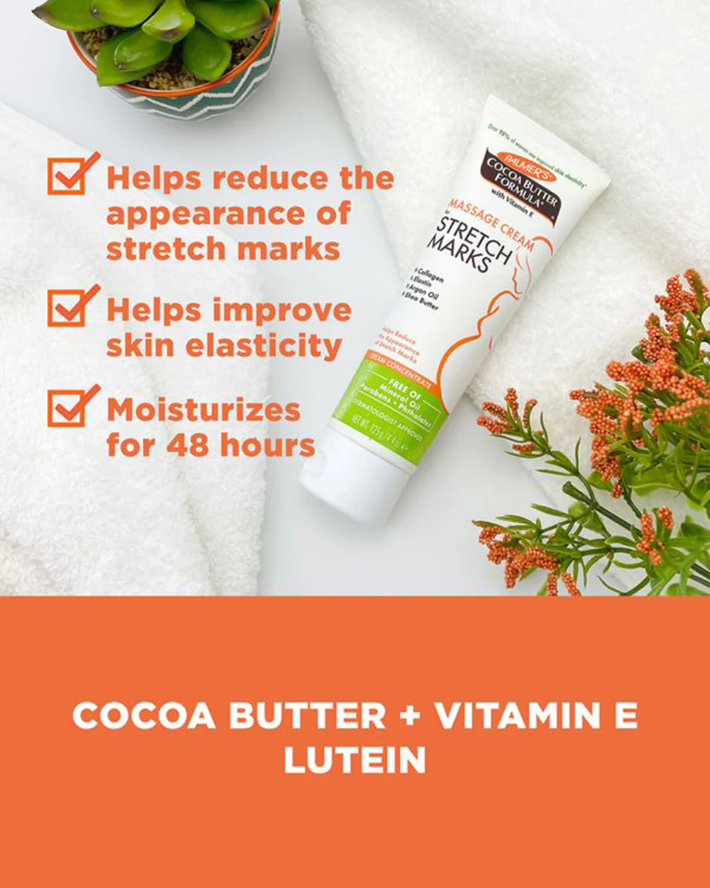 Palmer's Stretch Marks Cream-With Cocoa Butter & Vitamin E-Pregnancy & Breastfeeding Safe - Image 2