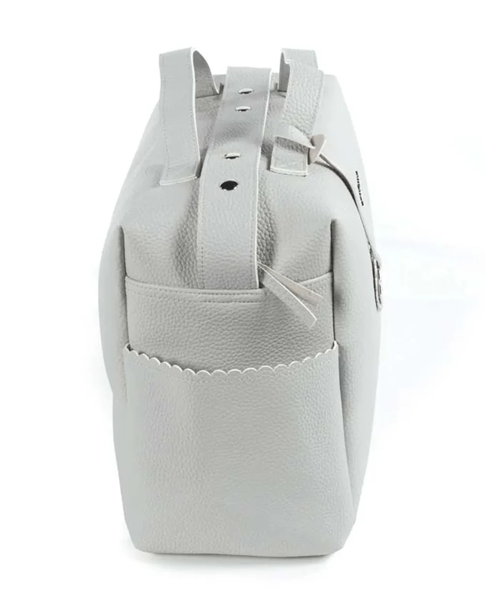 Pasito a Pasito Biscuit Diaper Bag-With Changing Mat & Stroller Hooks-Grey - Image 3