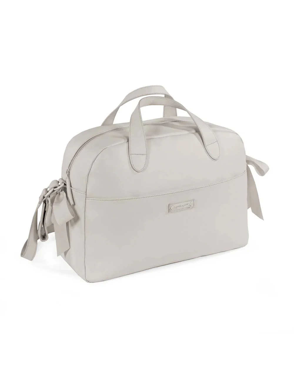 Pasito a Pasito Essentials Stroller Caddy Diaper Bag-With Changing Mat & Stroller Hooks-Grey - Image 2