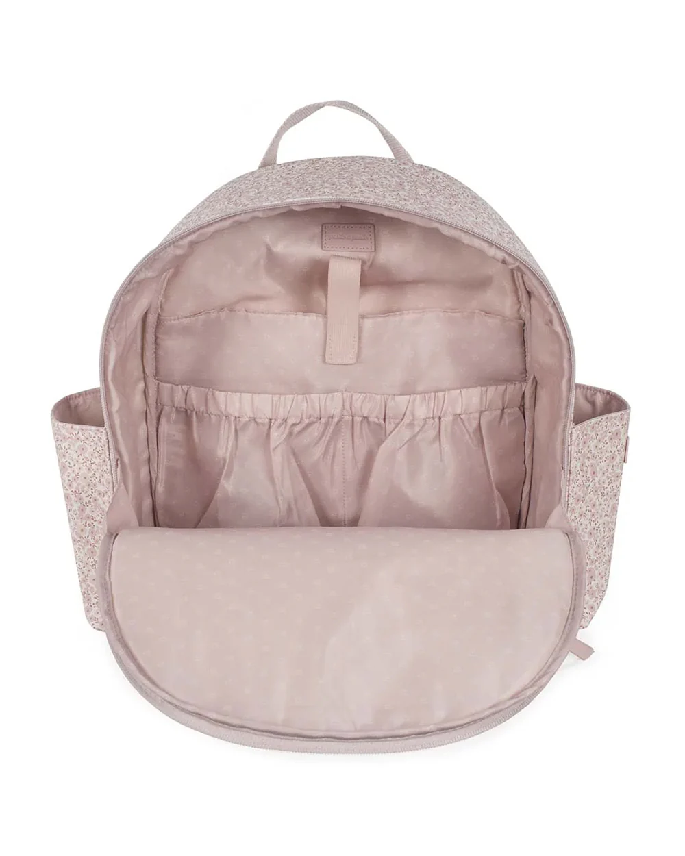 Pasito a Pasito Flower Mellow Diaper Backpack-With Changing Mat & Stroller Hooks-Rose Pink - Image 12