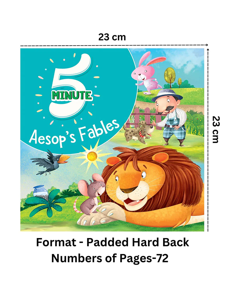 Pegasus Aesop’s Fables-5 Minute Story Book-72 Pages of Illustrated Moral Tales-Learning & Educational Toys-24M+ - Image 7