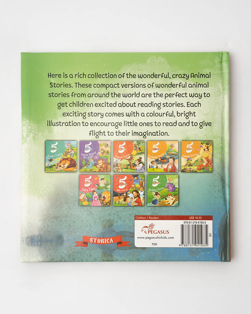 Pegasus Animal Stories-5 Minute Story Book-72 Pages of Illustrated Moral Tales-Learning & Educational Toys-24M+ - Image 2