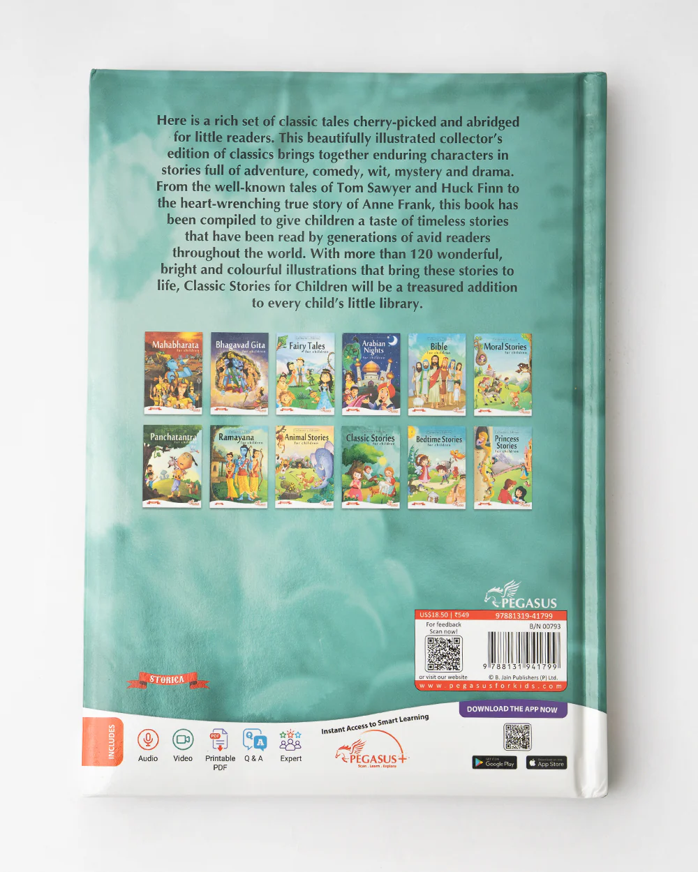 Pegasus Collector's Edition Story Book-Classic Stories-192 Pages of Illustrated Tales-Learning & Educational Toys-4Y+ - Image 2
