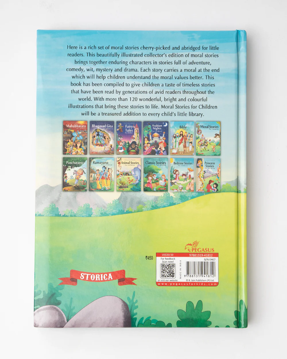 Pegasus Collector's Edition Story Book-Moral Stories-192 Pages of Illustrated Tales-Learning & Educational Toys-36M+ - Image 2