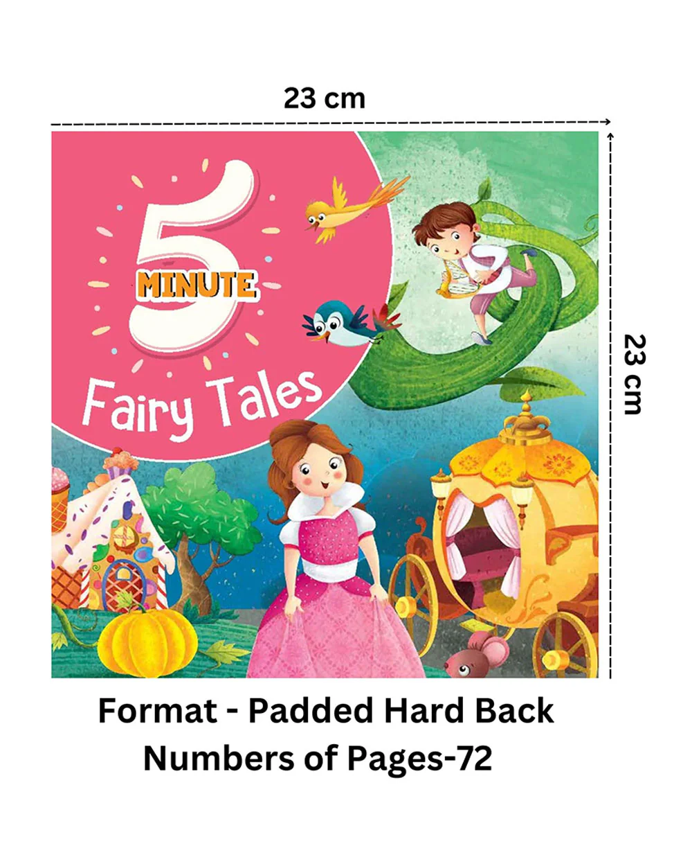 Pegasus Fairy Tales-5 Minute Story Book-72 Pages of Illustrated Moral Tales-Learning & Educational Toys-24M+ - Image 7