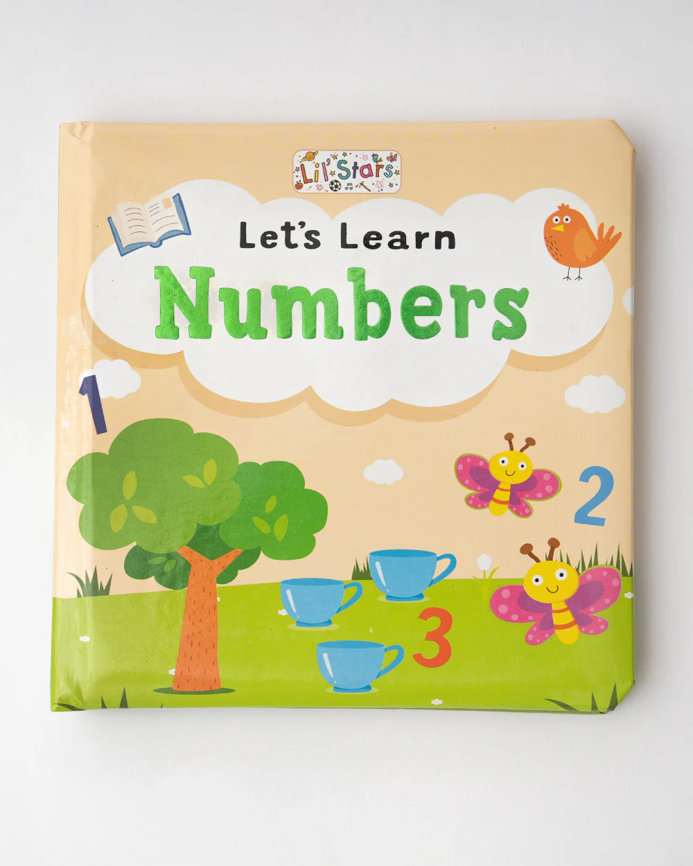 Pegasus Let's Learn Numbers Book-12 Interactive Colorful Pages-Develops Visual Recognition-Learning & Educational Toys-12M+