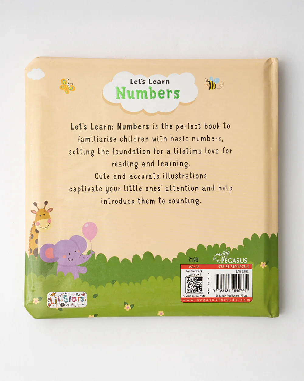 Pegasus Let's Learn Numbers Book-12 Interactive Colorful Pages-Develops Visual Recognition-Learning & Educational Toys-12M+ - Image 3