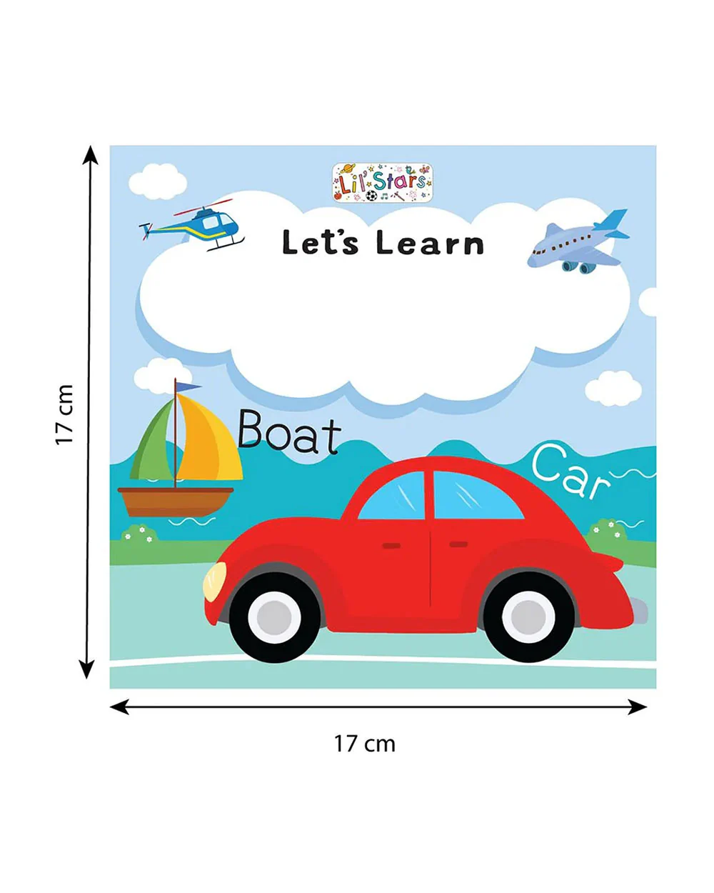 Pegasus Let's Learn Vehicles Book-12 Interactive Colorful Pages-Develops Visual Recognition-Learning & Educational Toys-12M+ - Image 9