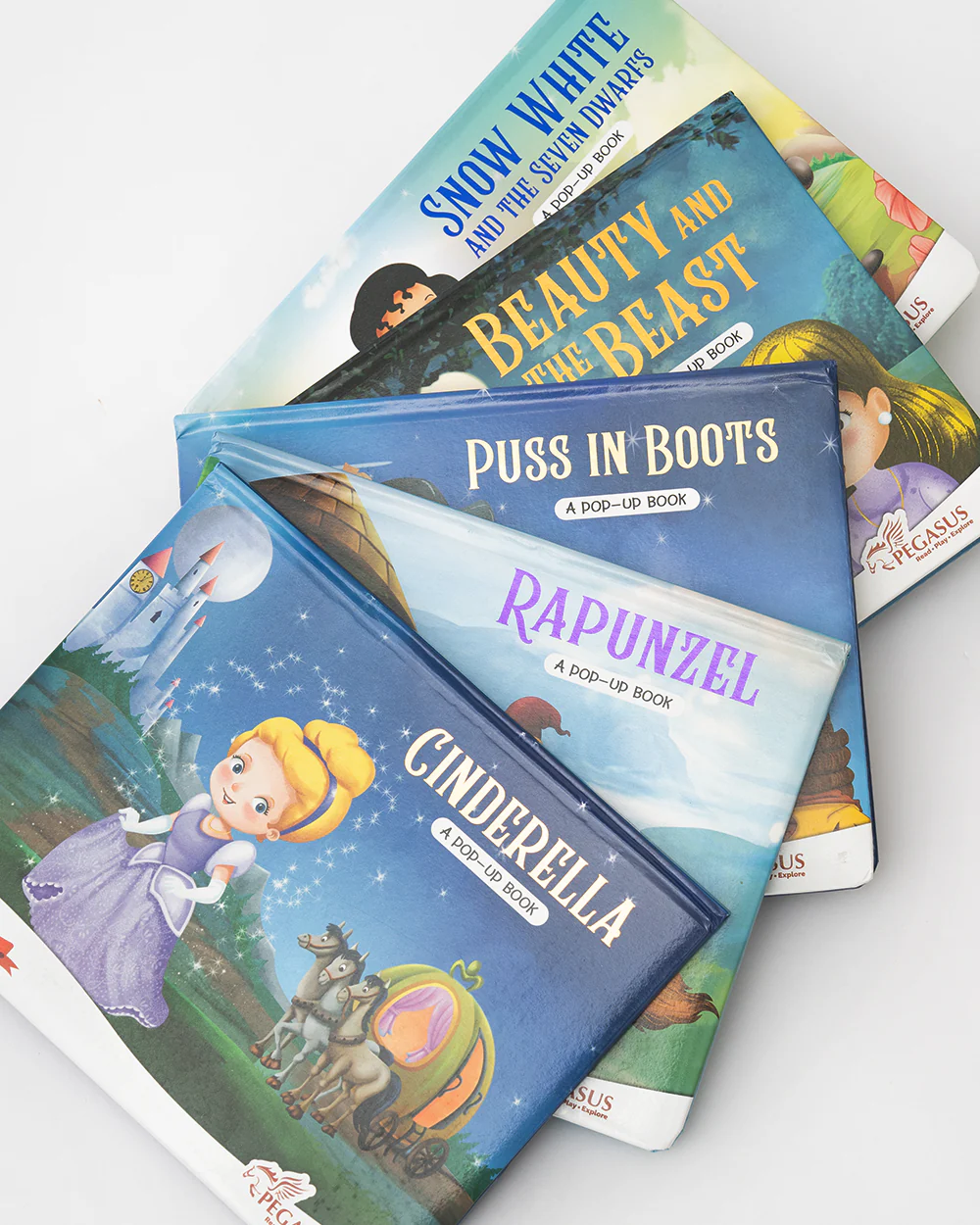 Pegasus Pop Up Book-Cinderella-8 Padded Pop-Up Spreads-Develops Visual Recognition-Learning & Educational Toys-24M+ - Image 6
