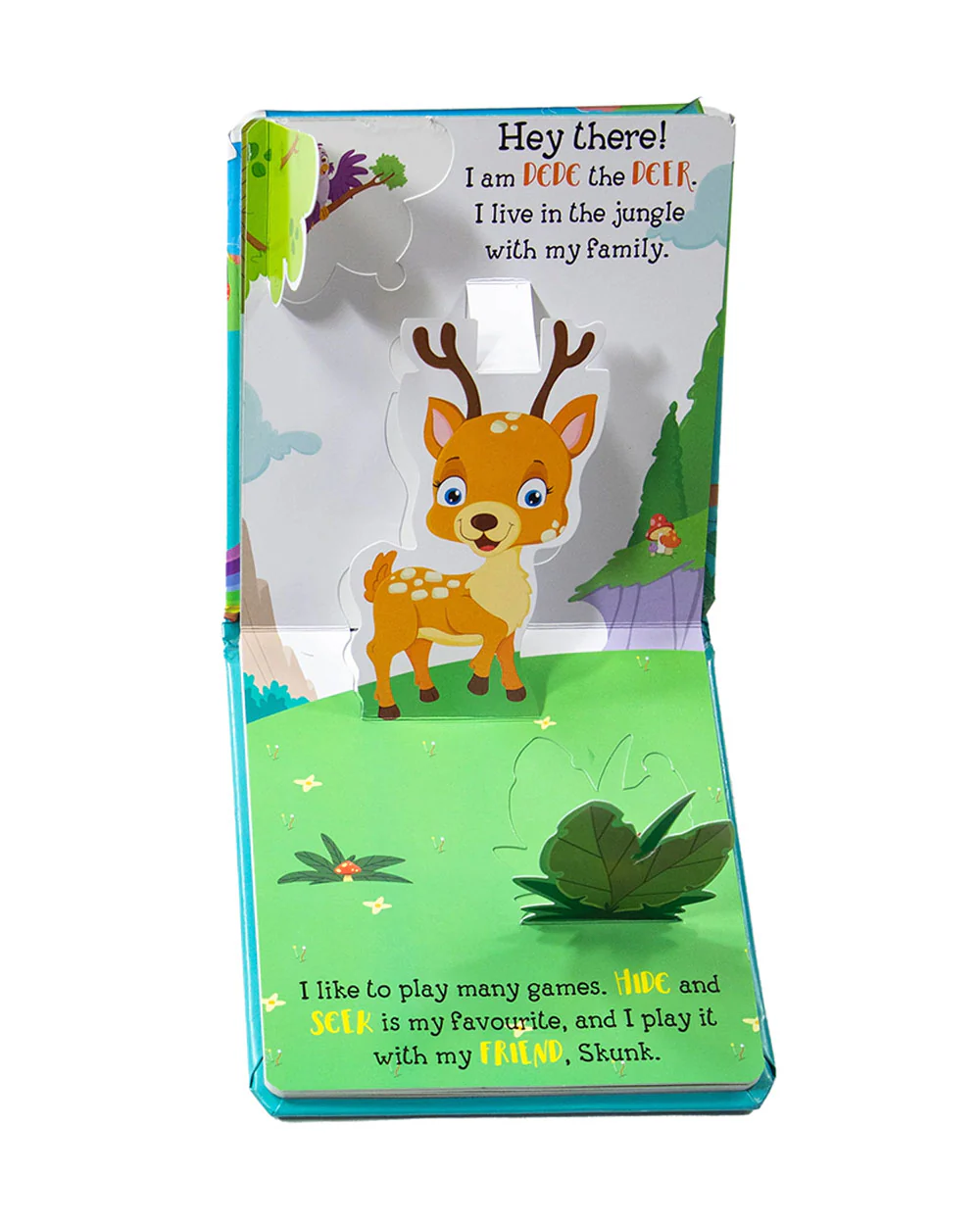 Pegasus Pop Up Book-In The Woods-6 Spread Padded Book With Pop Ups & Flaps-Develops Visual Recognition-Learning & Educational Toys-24M+ - Image 2