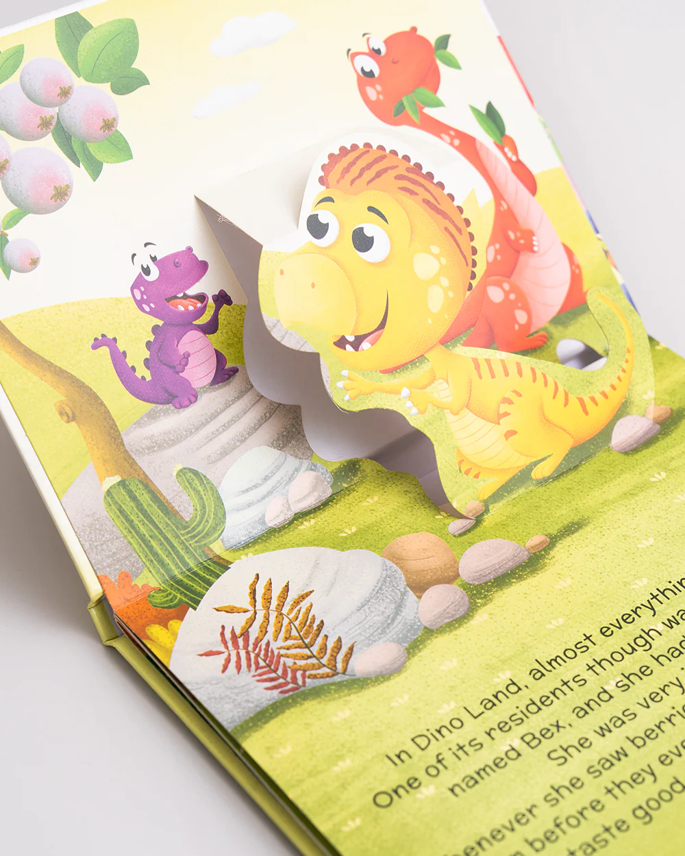 Pegasus Pop Up Book-The Impatient Dinosaur-4 Pop-Up Spreads-Develops Visual Recognition-Learning & Educational Toys-4Y+ - Image 3