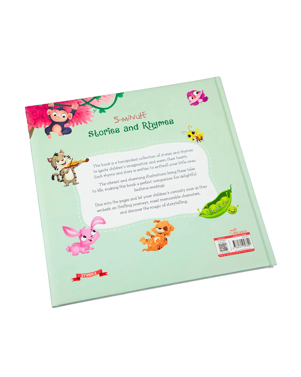 Pegasus Stories And Rhymes-5 Minute Story Book-72 Pages of Illustrated Moral Tales-Learning & Educational Toys-24M+ - Image 4