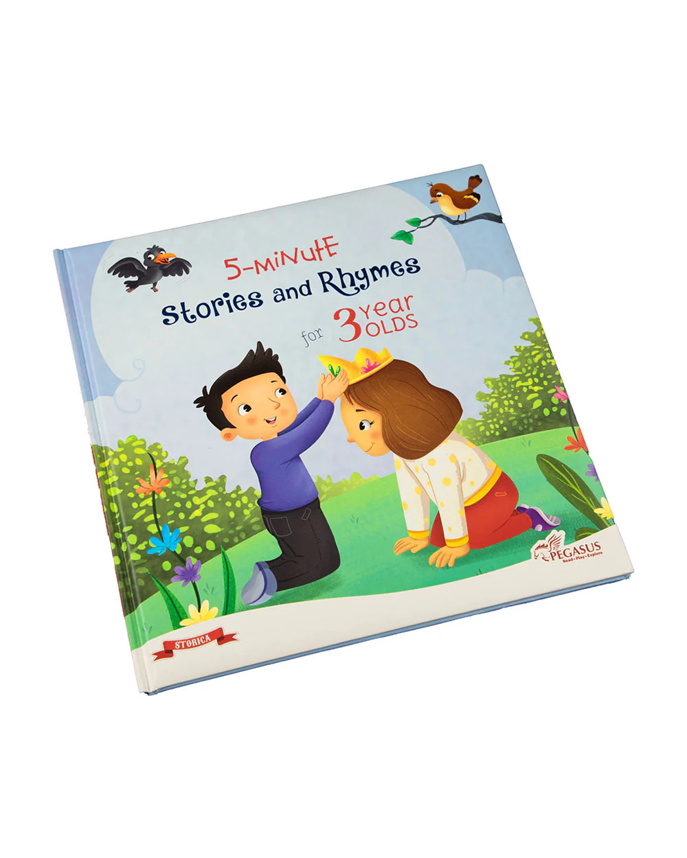 Pegasus Stories And Rhymes-5 Minute Story Book-72 Pages of Illustrated Moral Tales-Learning & Educational Toys-36M+