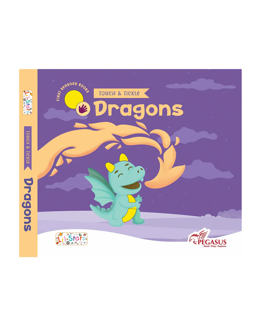 Pegasus Touch & Tickle Book-Dragons-10 Textured Pages For Sensory Development-Learning & Educational Toys-12M+ - Image 4