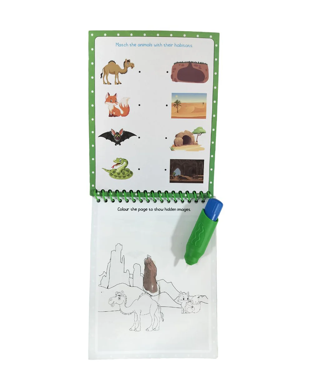 Pegasus Water Wonder Animal Friends Colouring Book-Art & Craft Kit-Develops Fine Motor Skills-36M+ - Image 2