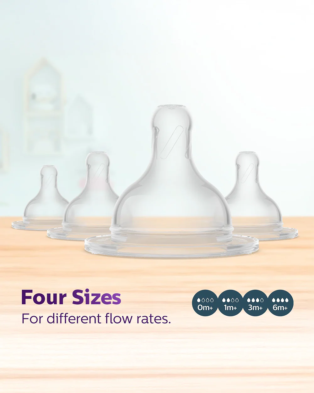 Philips Avent Grow Teat-Anti Colic-BPA Free-Flow 2 (1M+)-Pack of 2-Feeding Bottle Teat & Nipple - Image 5