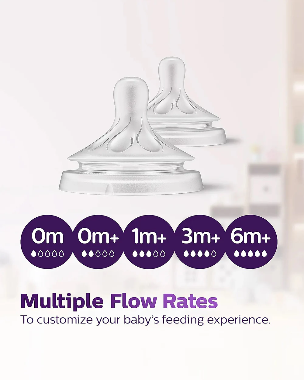 Philips Avent Natural Response Feeding Bottle-Anti Colic-260 ml-With Flow 3 Nipple-Giraffe-1M+ - Image 8