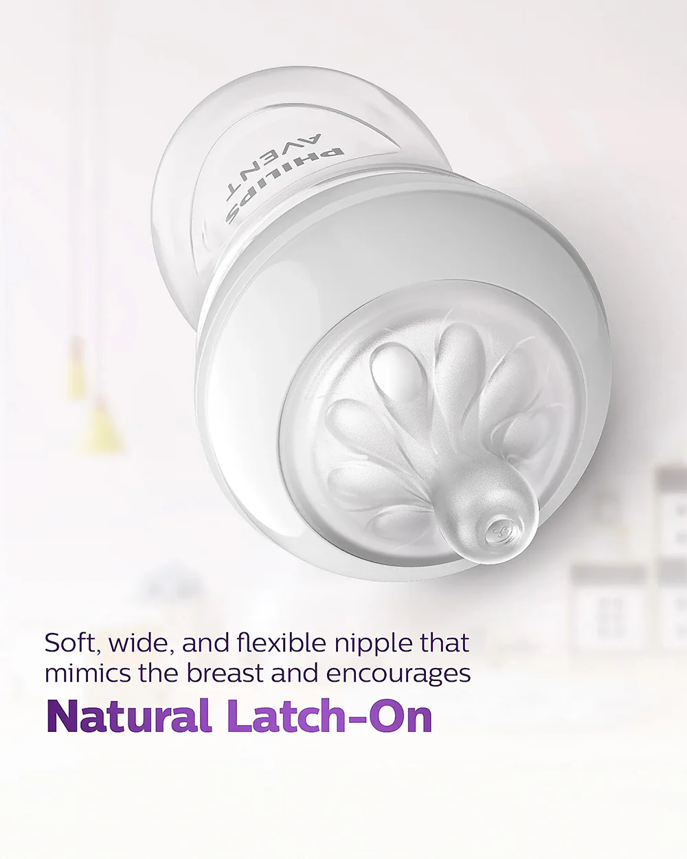 Philips Avent Natural Response Feeding Bottle-Anti Colic-330 ml-With Flow 4 Nipple-Transparent-3M+ - Image 5