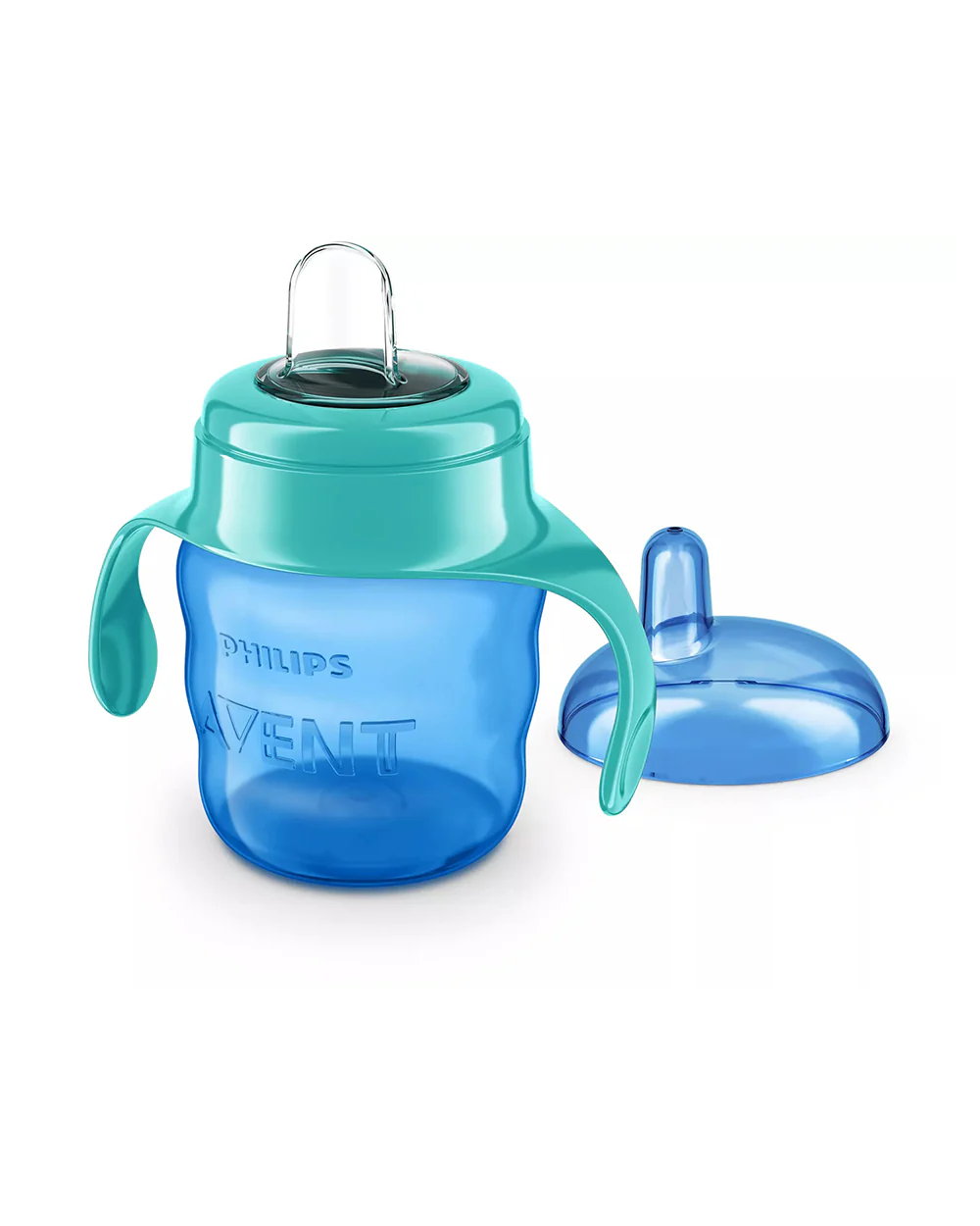 Philips Avent Spout Cup-With Soft Silicone Spout-Blue-200 ml - Image 2