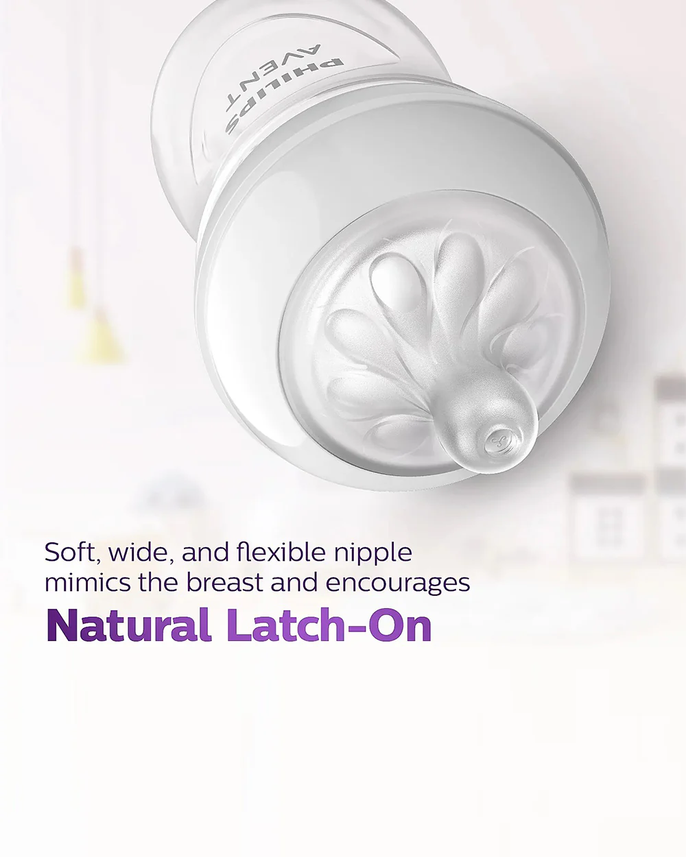 Philips Natural Response Feeding Bottle Nipple-Flow 2 (0M+)-Pack of 2-Feeding Bottle Teat - Image 7