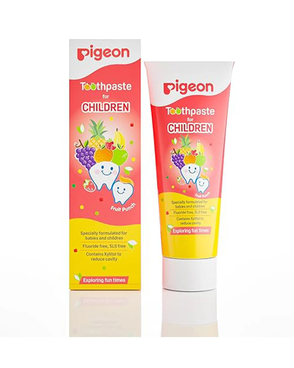 Pigeon Baby Toothpaste Fruit Punch Flavour - Image 2
