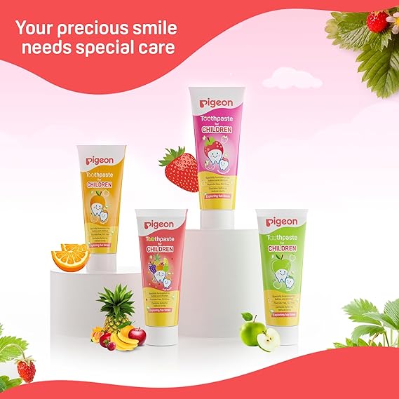 Pigeon Baby Toothpaste Fruit Punch Flavour - Image 6