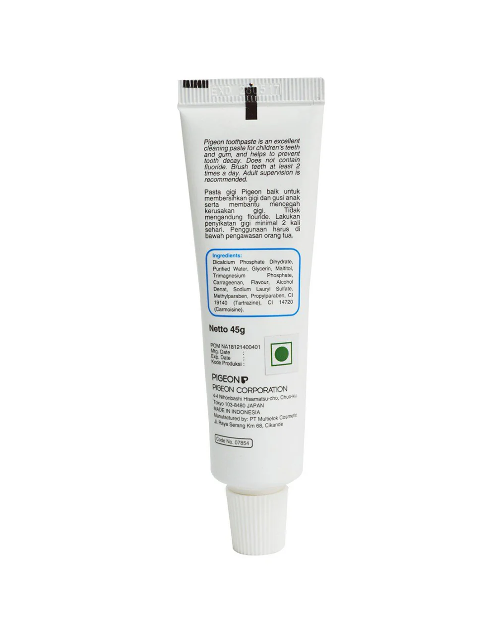 Pigeon Baby Toothpaste Orange Flavour - Image 2