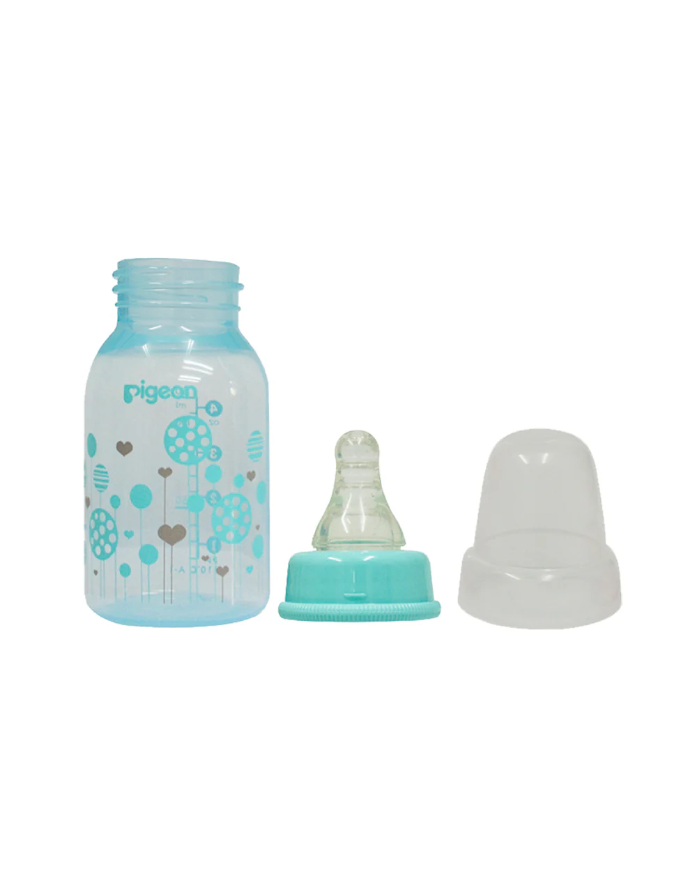 Pigeon Peristaltic Clear Nursing/Feeding Bottle-Anti Colic-120 ml-Blue Abstract-0 to 3M - Image 3