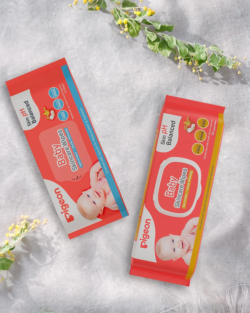 Pigeon Skincare Baby Wet Wipes-With Glycerin - Image 7