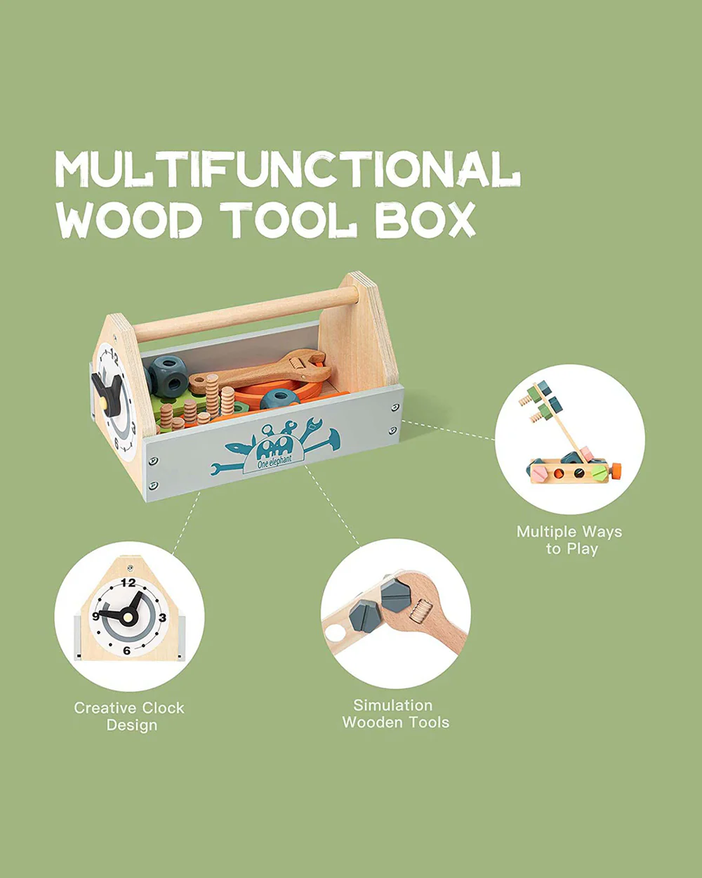Playbox Fix It Up Tool Kit-Includes 31 Tools-Promotes Role Play-Pretend & Play Toy-12M+ - Image 11