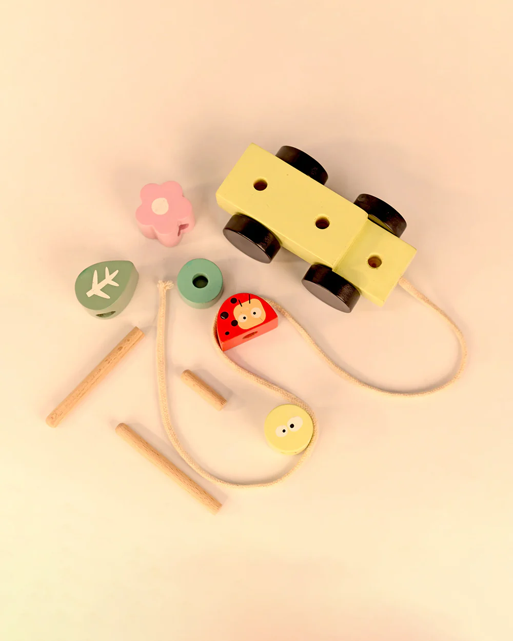 Playbox Forest Push & Pull Toy-Non Toxic-Enhances Fine Motor Skills-12+ - Image 2