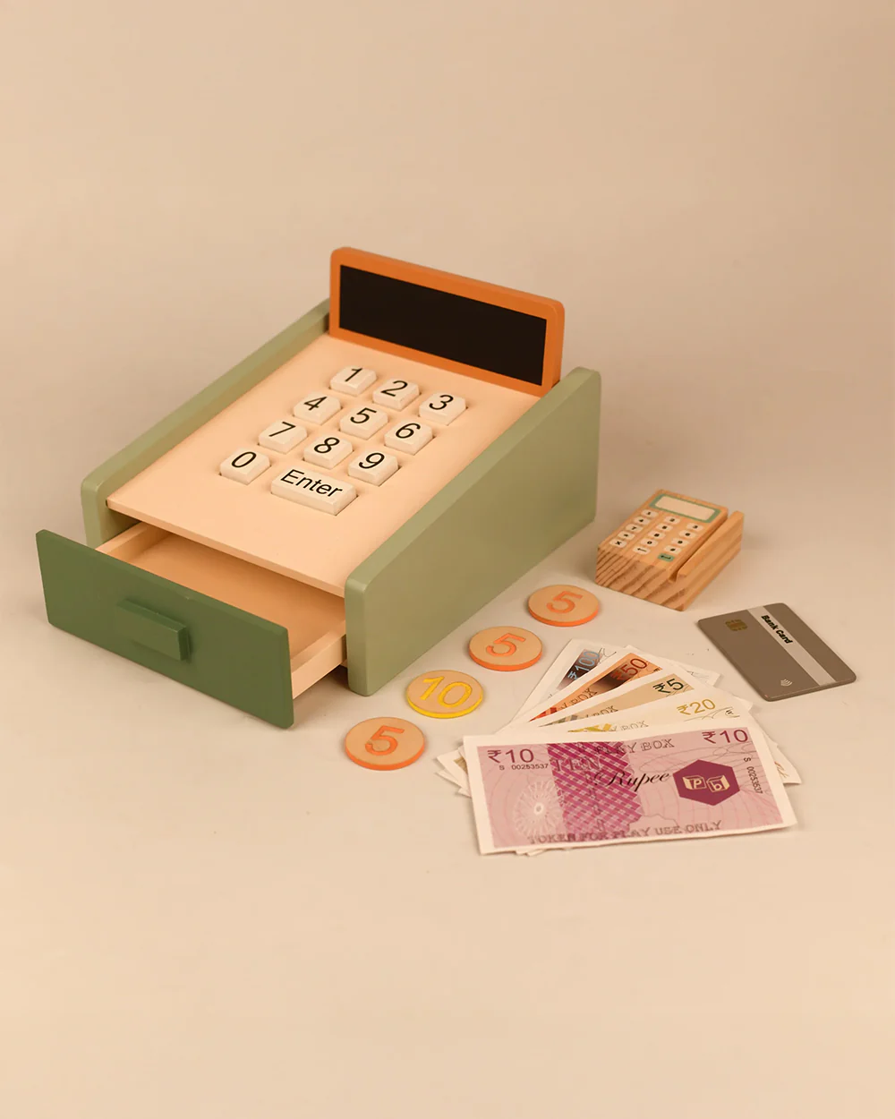 Playbox Funny Money Cashier-Pretend & Play Toy-Encourages Imaginative Play-12M+