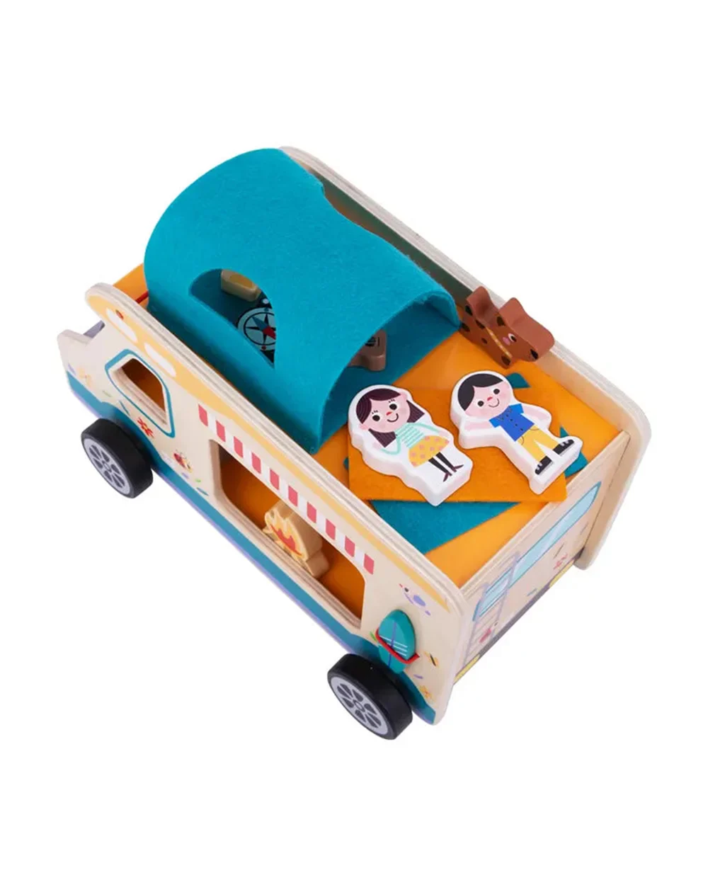 Playbox Little Camper-Enhances Motor Skills & Role Play-Vehicle Toy-9M+ - Image 7