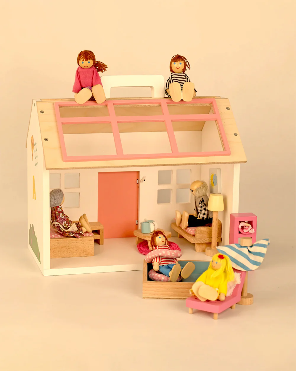 Playbox Pop’s Pool Side Villa-Doll House-Includes 8 Pieces-Enhances Imagination-36M+ - Image 2