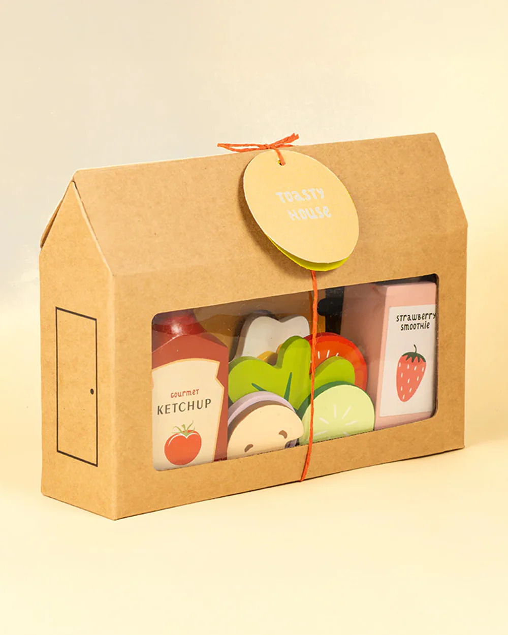 Playbox Shop N Roll Grocery Set-Pretend & Play Toy-Eco Friendly Wood-Encourages Role Play-12M+ - Image 3
