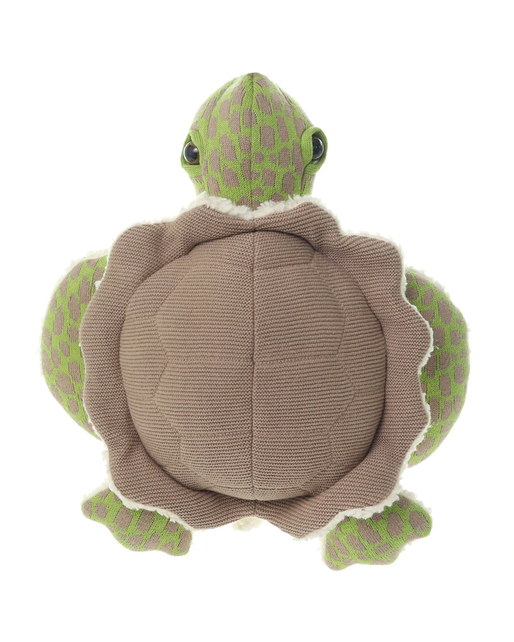 Pluchi Dove Beige Shelly Tortoise-Promotes Tactile Stimulation-Easily Washable-Knitted Soft Toy-Plush Cuddly Toy For Newborn - Image 3