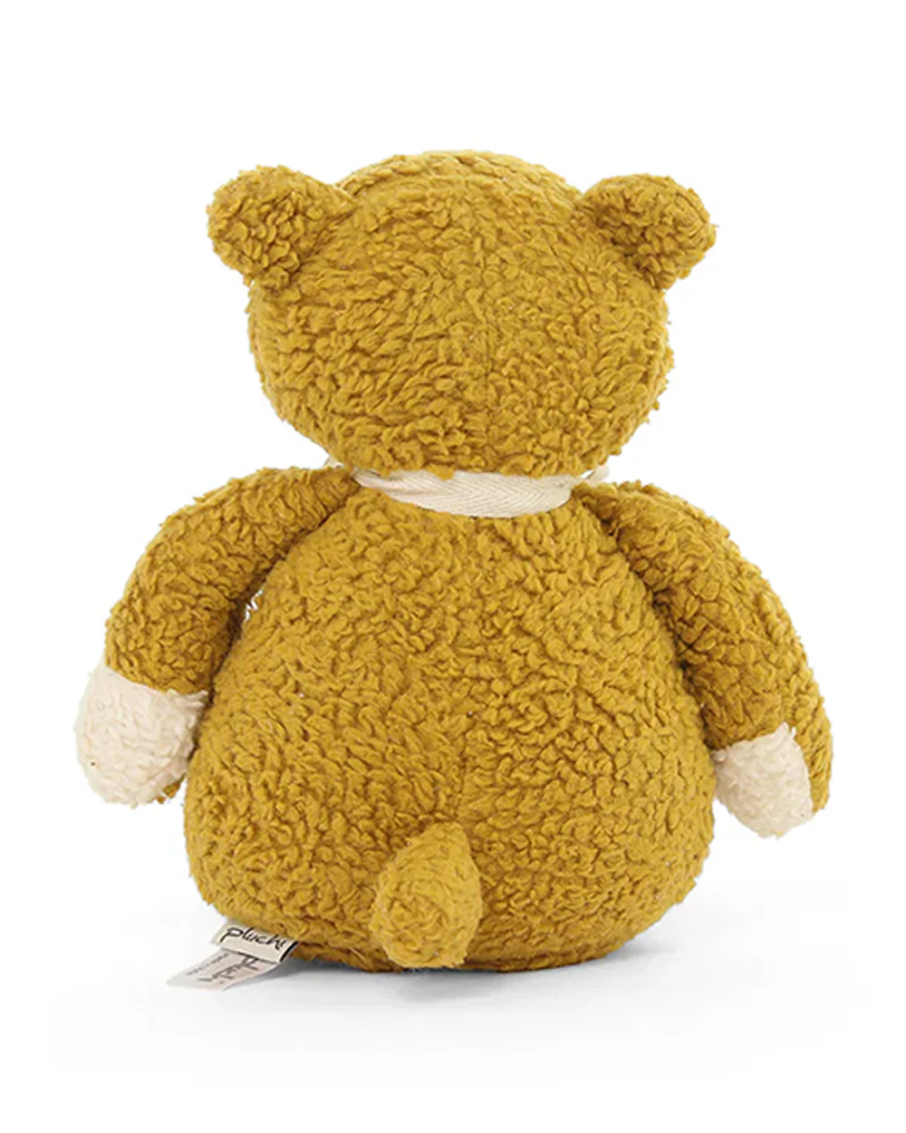 Pluchi Mr. Fluff Honey Gold Cotton Knitted Soft Toy-Promotes Tactile Stimulation-Plush Cuddly Toy For Newborn - Image 5