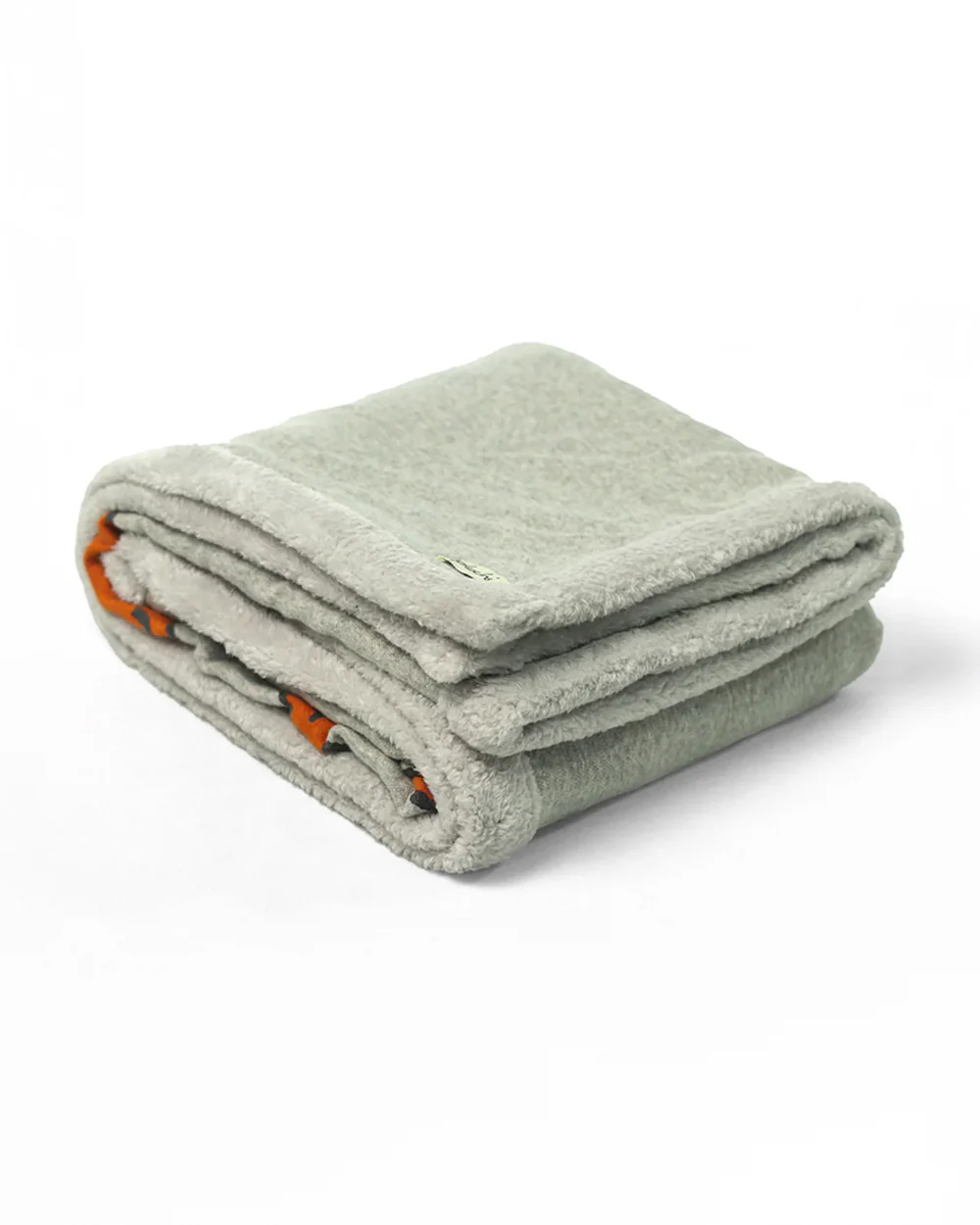 Pluchi Mumma & Baby Bunny Knitted Baby Blanket-Combed Cotton Blanket with Faux Fur Back-Vanilla Grey Melange-For Infants - Image 8