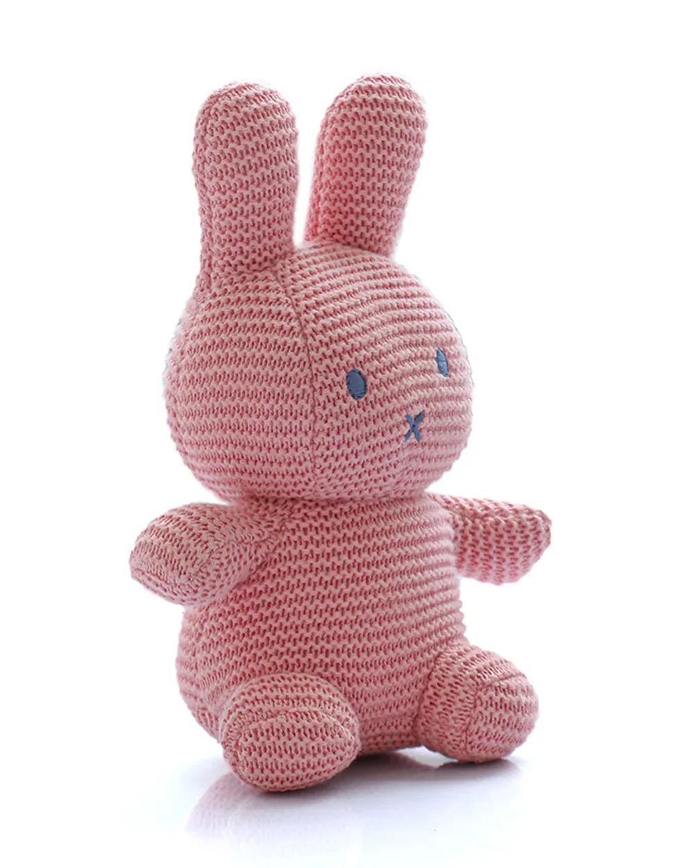 Pluchi Rosie Rattle Bunny Soft Toy-Promotes Tactile Stimulation-Easily Washable-Knitted Soft Toy-Plush Cuddly Toy For Newborn - Image 2