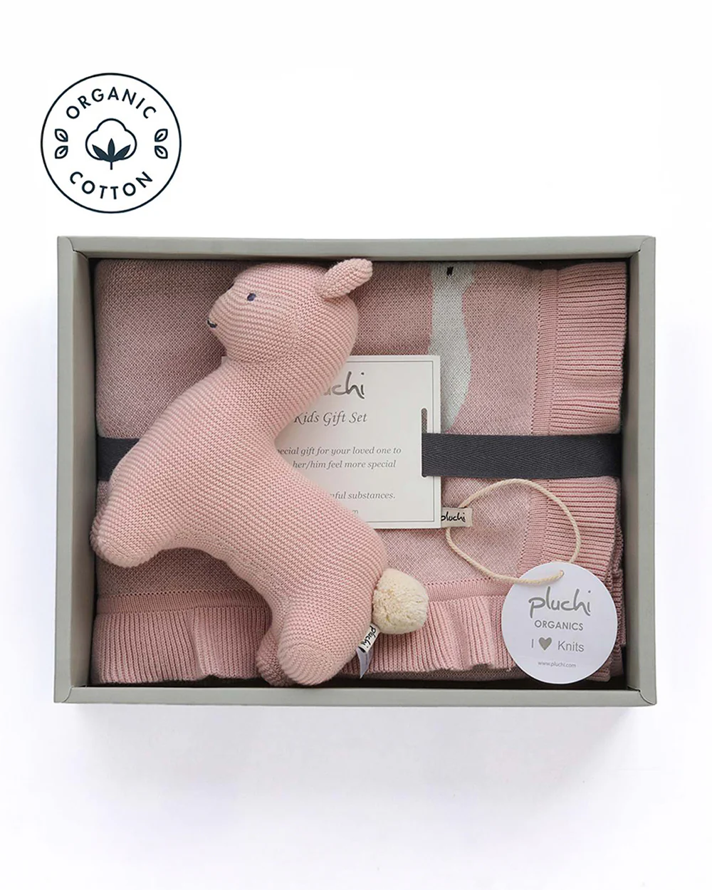 Pluchi Sweet Lama Pink Gift Bundle-Pack of 2-Gift For Baby Shower & Baby Birthday - Image 2